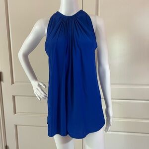 Ramy Brook Vibrant Cobalt Blue Gathered Top